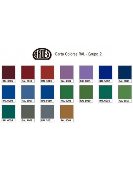 Carta de colores tipo 2