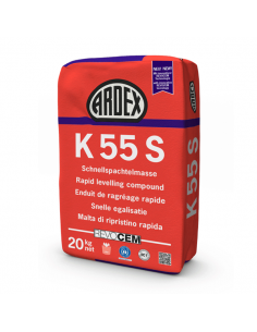 ARDEX K55S - Mortero autonivelante rápido revestible