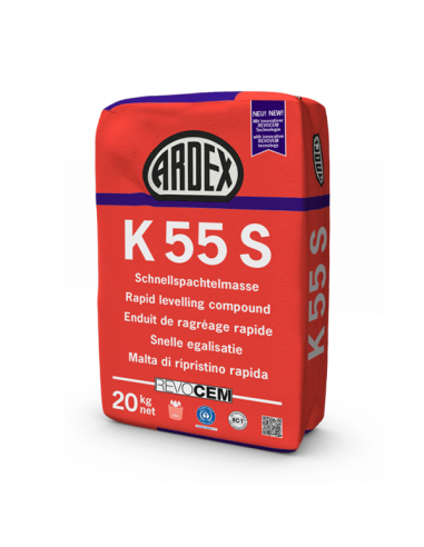 ARDEX K55S - Argamassa autonivelante de secagem rápida
