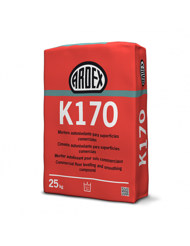 ARDEX K170 - Argamassa autonivelante para superfícies comerciais